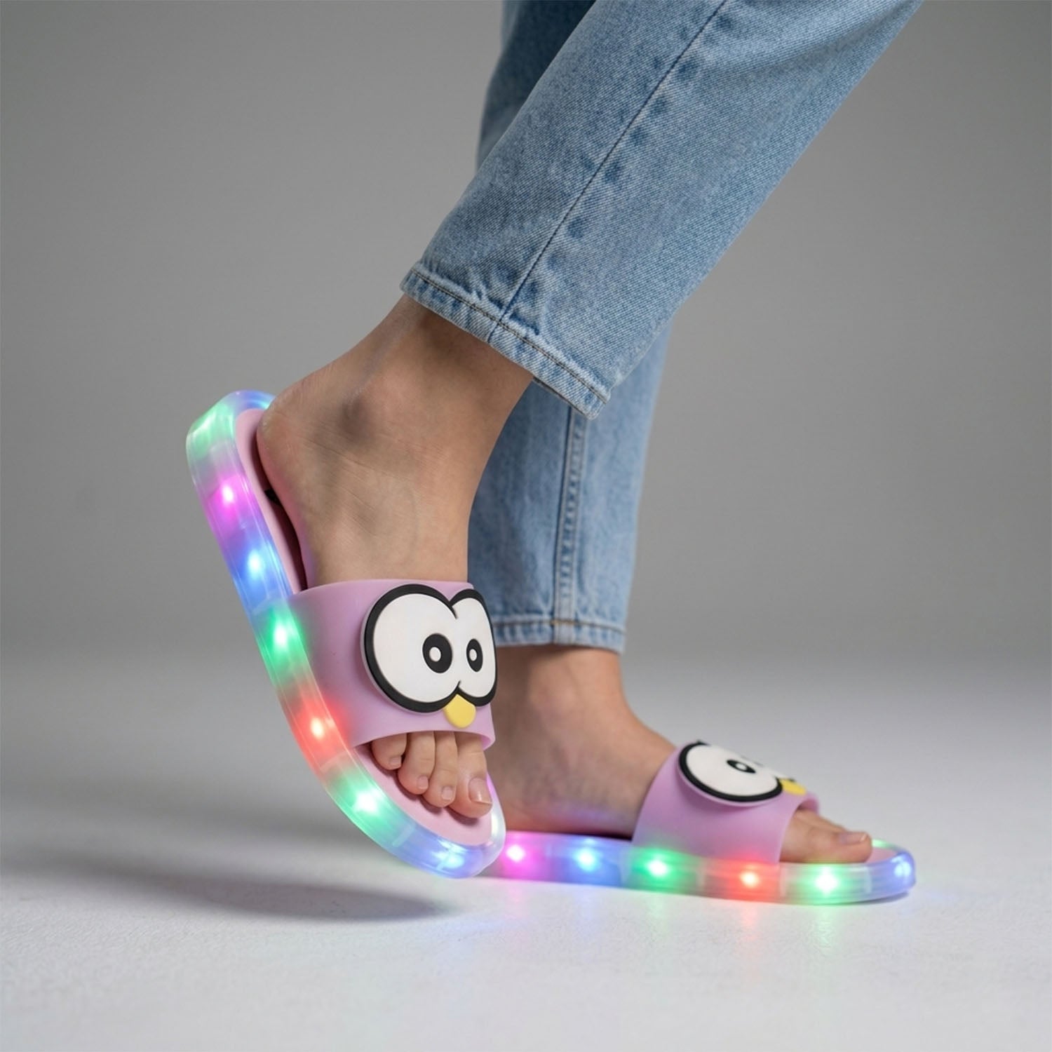 Cute Eyes LED Slippers for Womens and Girls