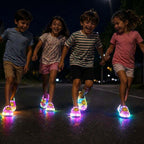 Kids LED Light-Up Smiley Slippers – Soft & Comfortable Glow Slides