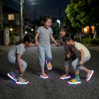 Kids LED Light-Up Smiley Slippers – Soft & Comfortable Glow Slides