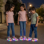 Cute Eyes LED Slippers For Children | Pink LED Slippers | LED Light Chappal`
